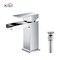 Kibi Waterfall Single Handle Bathroom Vanity Sink Faucet with Pop Up Drain C-KBF1004CH-KPW100CH - alternate 1